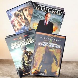 💿 Nicolas Cage Movie DVD Collection Set Of 4 Bundle